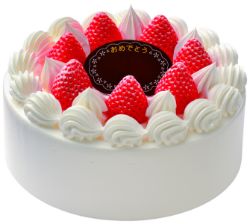 【M0007】〔ヤマザキ〕お祝いケーキ　生ケーキ（6号）