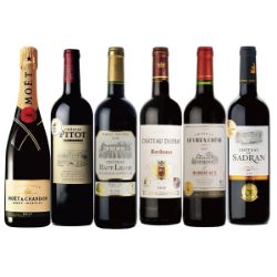 モエ入りボルドー金賞ワイン6本セット