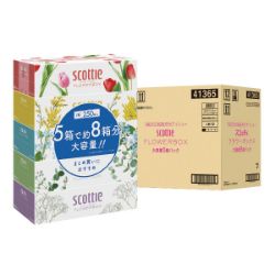 スコッティフラワーティッシュ　ケース販売