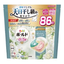 ボールドジェルボール4D心弾けるホワイトティー&フローラルの香り　つめかえテラジャンボサイズケース