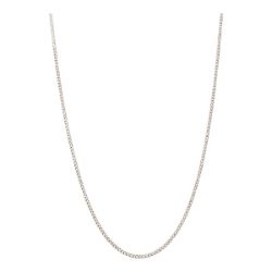 プラチナ850/2面シングル編み喜平ネックレス(約2g・長さ約45cm)