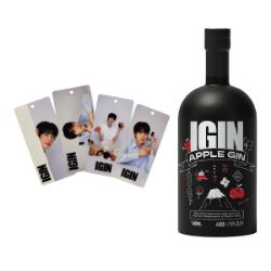 ★菊地バイヤーガチ対決★【200本限定】 IGINアイギンアップルジン 500ml [BTS JINさんコレクションカード4枚付き]