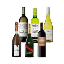 【140セット限定】シャンパン2本が入ったフランスワイン6本セット 750ml×6本 ◇単品で買うと17,080円(本体価格)のところ