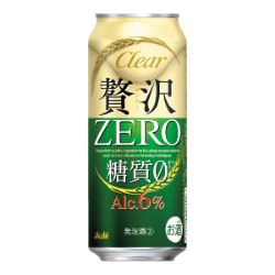 【景品付】 クリアアサヒ贅沢ZERO 500ml×24