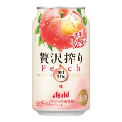 【景品付】 贅沢搾り桃 350ml×24
