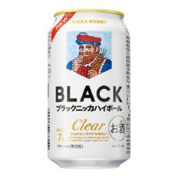 【景品付】 ブラックニッカ　クリアハイボール 350ml×24