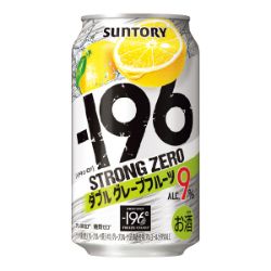 【景品付】 -196ストロングゼロダブルグレープフルーツ 350ml×24
