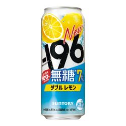 【景品付】 -196無糖ダブルレモン7％ 500ml×24