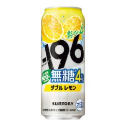【景品付】 -196無糖ダブルレモン4％ 500ml×24