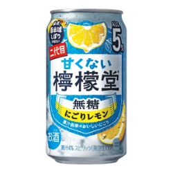 【景品付】 甘くない檸檬堂 無糖にごりレモン5％ 350ml×24