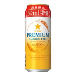 ＜ノンアルコール＞【景品付】 プレミアムアルコールフリー増量缶 350ml(＋150ml)×24