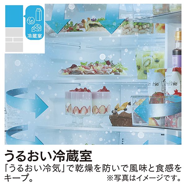 6ドア冷凍冷蔵庫 フレンチドア(観音開き) 509L(東芝)の商品詳細ページ