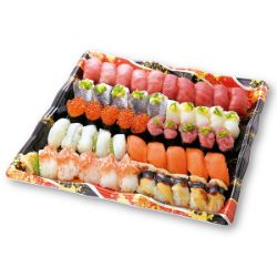 本まぐろと真鯵入りお奨め握り寿司50貫