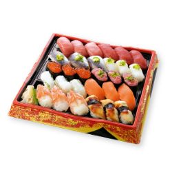 本まぐろと真鯵入りお奨め握り寿司30貫