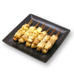 国産鶏の焼鳥串(もも・ねぎま）塩