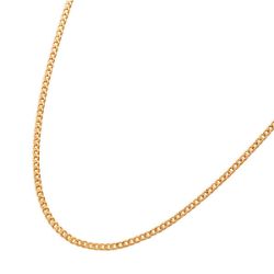 18金/2面シングル編み喜平ネックレス(約1.5g・長さ約45cm)