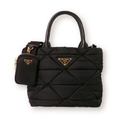 スモール パデッド Re-Nylon トートバッグ 1BG373 B9M RDJN F0632