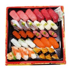 【S2031】本まぐろと季節のネタのお奨め握り寿司 30貫 1パック