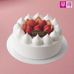 【早得】ラ・フレーズ　苺ショートケーキ5号（通常本体価格4,300円が「早得」で430円お得！）