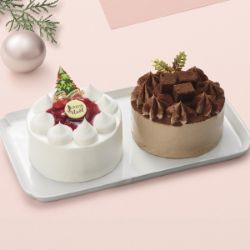 ペアケーキ(苺ショート＆チョコケーキ)