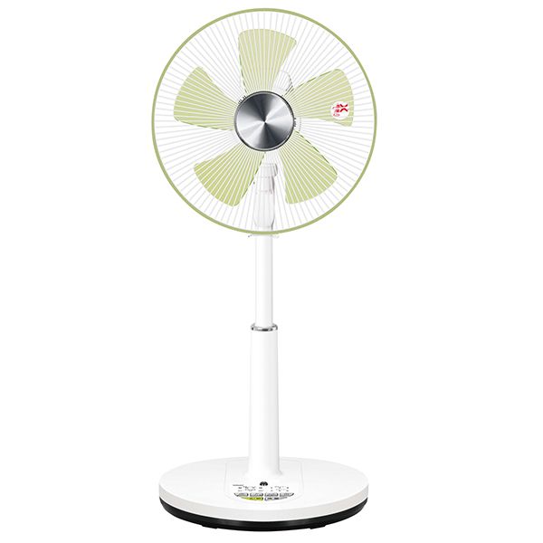 省電力DC・静音風・リモコン首振」扇風機 グリーン(YAMAZEN)の商品詳細
