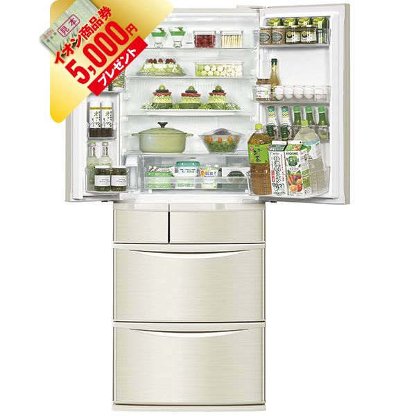 6ドア「トップユニット方式」冷蔵庫 NR-F511V-N 20台限り(イオン商品券 