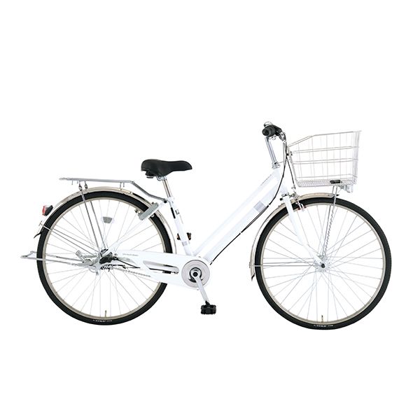 パンクに強いLEDオートライト付き自転車 シティタイプ 26型 3段変速