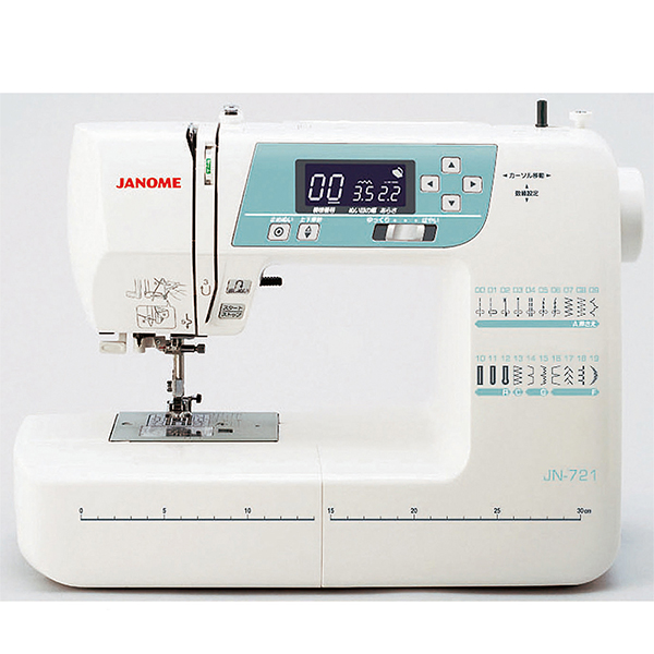 JANOME コンピューターミシン JN-721 808型 取説付 コンパクト