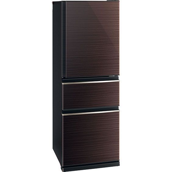 3ドア「自動製氷」冷蔵庫 グロッシーブラウン MR-CX33A-BR(三菱)の商品