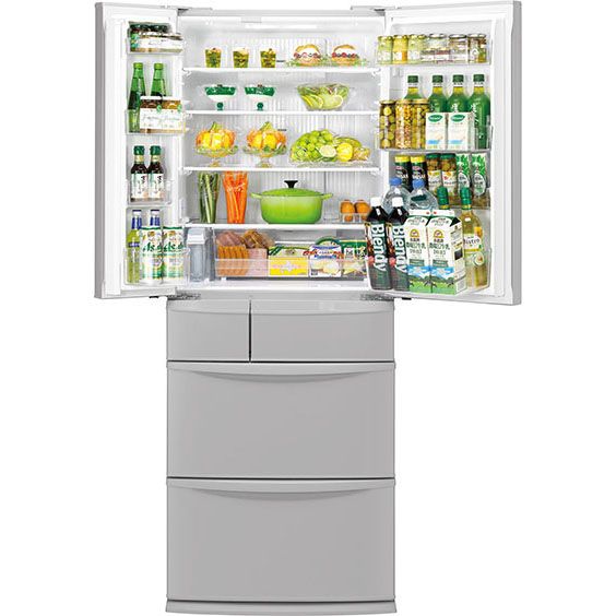 高い信頼 厚い信頼 6ドア冷凍冷蔵庫 クリアグレー NR-FV45V3-H(Panasonic)の商品 冷蔵庫