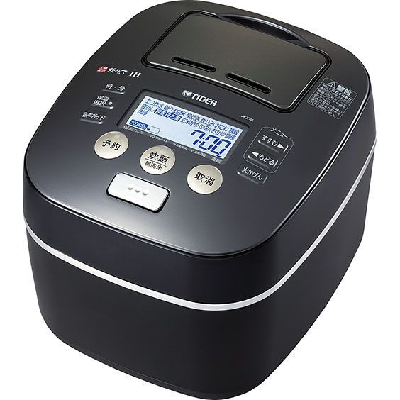 タイガー 土鍋圧力IH 5.5合炊き炊飯器 JKX-V102 土鍋圧力IH炊飯ジャー(5.5合) JKX-V102KU アーバンブラック(タイガー