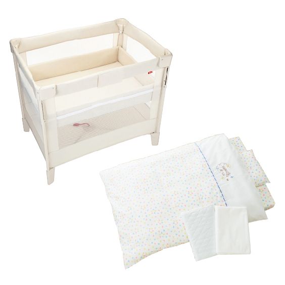 Aprica ココネルエアー ココア+クレンゼ®8点ミニ組布団 ビジュー