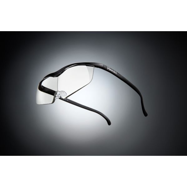 ハズキルーペ ラージ クリアレンズ 1.32倍 黒+メガネのお手入れセット
