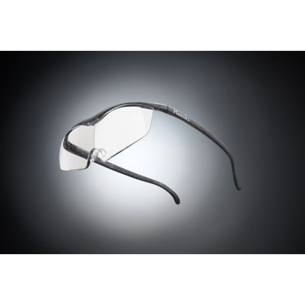 ハズキルーペ ラージ クリアレンズ 1.32倍 黒+メガネのお手入れセット