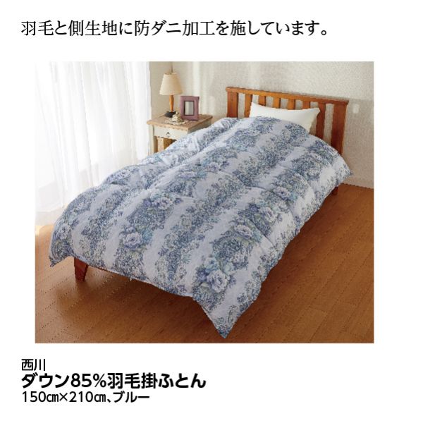 ダウン85％羽毛掛ふとん＜シングルロング/ピンク＞(西川)の商品詳細ページ｜【九州】寝具フェア_9月20日～9月30日|イオンおトク！e予約