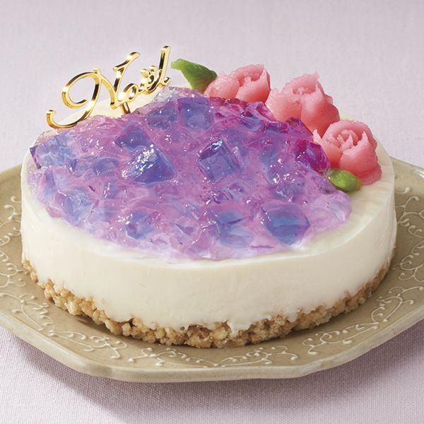バタフライピーのレアチーズケーキ はちみつ入りレモンシロップ の商品詳細ページ 本州 四国 19 Christmas Party Menu 10月1日 12月12日 イオンおトク E予約