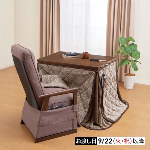 入荷nowオンラインストア 美品2ヶ月使用 未使用コタツ布団付 コンセント・USBポート付き ダイニングセット