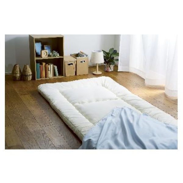 羊毛入りマチ付き敷ふとん サイズ:100×210cm(ホームコーディ)の商品