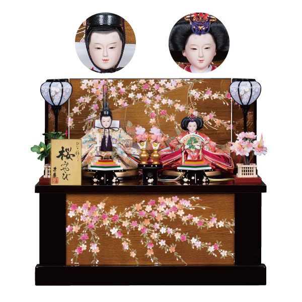 桜みやび親王収納飾り 47JKS-4(寿慶)の商品詳細ページ｜【九州