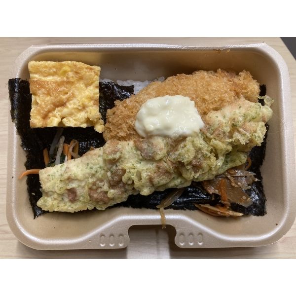 白身フライのっけ海苔弁当(シノブフーズ)の商品詳細ページ｜【ダイエー