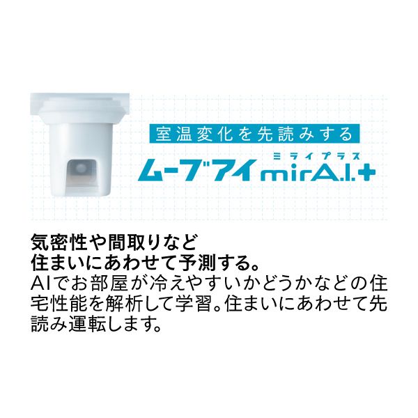 ムーブアイセンサーA.I.搭載 フィルター自動清掃」エアコン 霧ヶ峰(三菱 電機)の商品詳細ページ｜【本州・四国】A-selection_5月1日～5月5日|イオンおトク！e予約