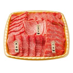 【M0022】【ﾄｯﾌﾟﾊﾞﾘｭｾﾚｸﾄ】（北海道産）匠和牛焼肉用盛り合わせ(もも・ばら・三角ばら)400g
