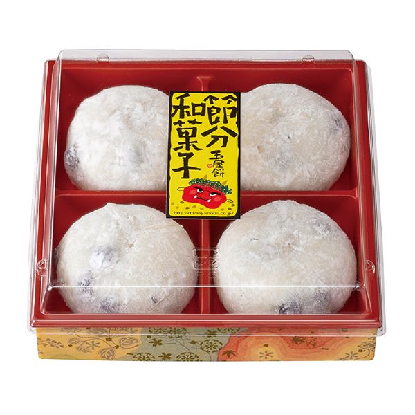 豆大福(白) (4個)(矢野食品)の商品詳細ページ｜【四国・淡路エリア