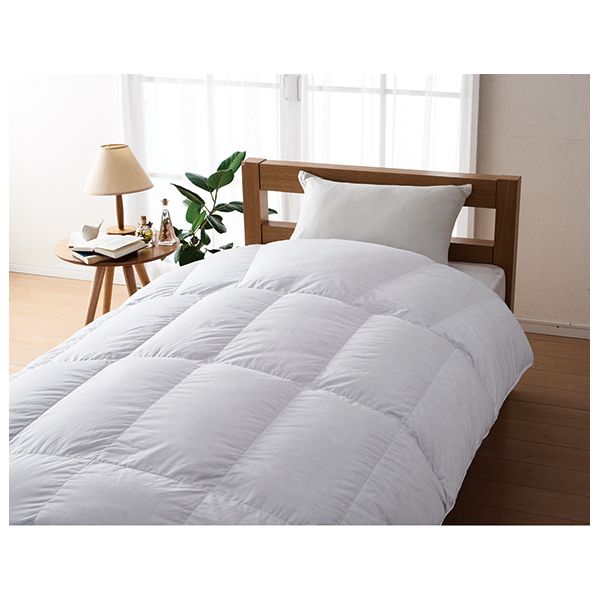 【新品】羽毛布団　シングル　ダックダウン85% イオン　ホームコーディ ダックダウン85%洗える羽毛掛ふとん(ホームコーディ)の商品詳細ページ