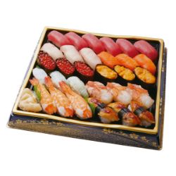 【M4006】本まぐろ入り皆で食べる迎春おすすめ握り寿司30貫 (わさび抜き)