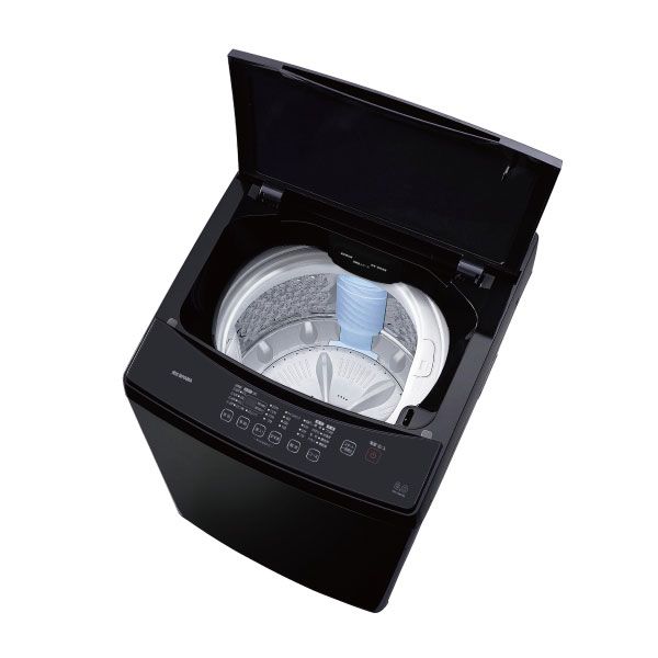 8.0kg 全自動洗濯機 IAW-T805BL-B ブラック(アイリスオーヤマ)の商品