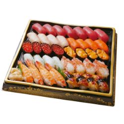 【M4005】本まぐろ入り皆で食べる迎春おすすめ握り寿司40貫 (わさび抜き)