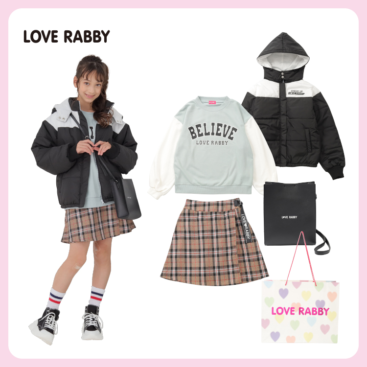 LOVE RABBY 女の子130キュロットスカート 贈物 - スカート