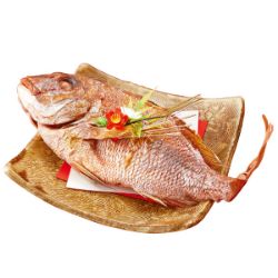 【M1009】【祝い鯛】焼鯛(国産天然鯛) 1尾(25cm) 