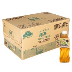 【M1001】【ﾄｯﾌﾟﾊﾞﾘｭｸﾞﾘｰﾝｱｲｵｰｶﾞﾆｯｸ】緑茶(有機国産茶葉使用) ケース販売(525ml×24本入)